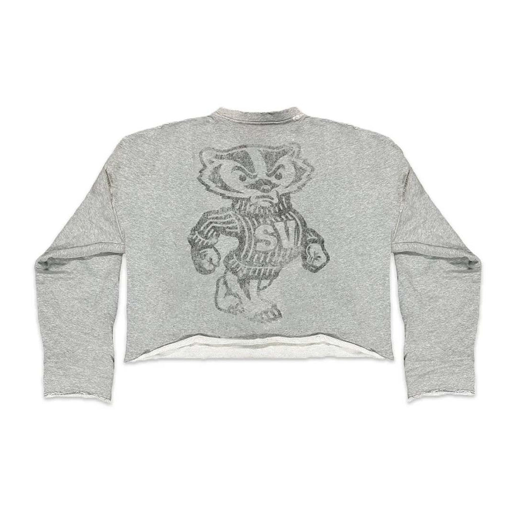 Saint Vanity Badger Grey Crewneck