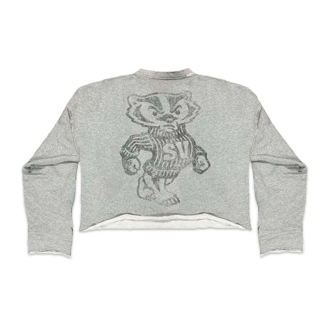 Saint Vanity Badger Grey Crewneck