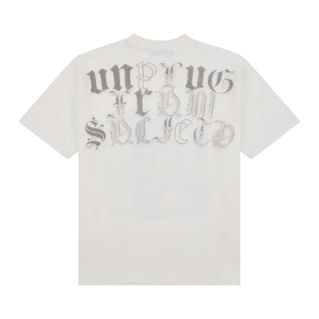 Boredom Kills Washed Up Tee White