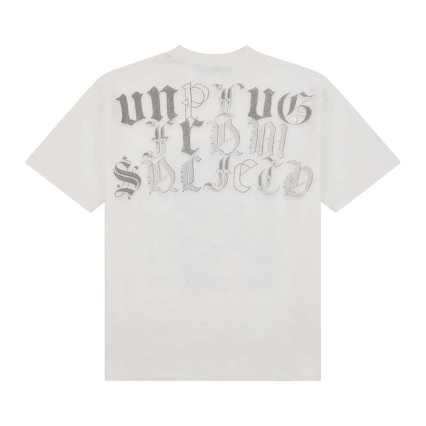 Boredom Kills Washed Up Tee White