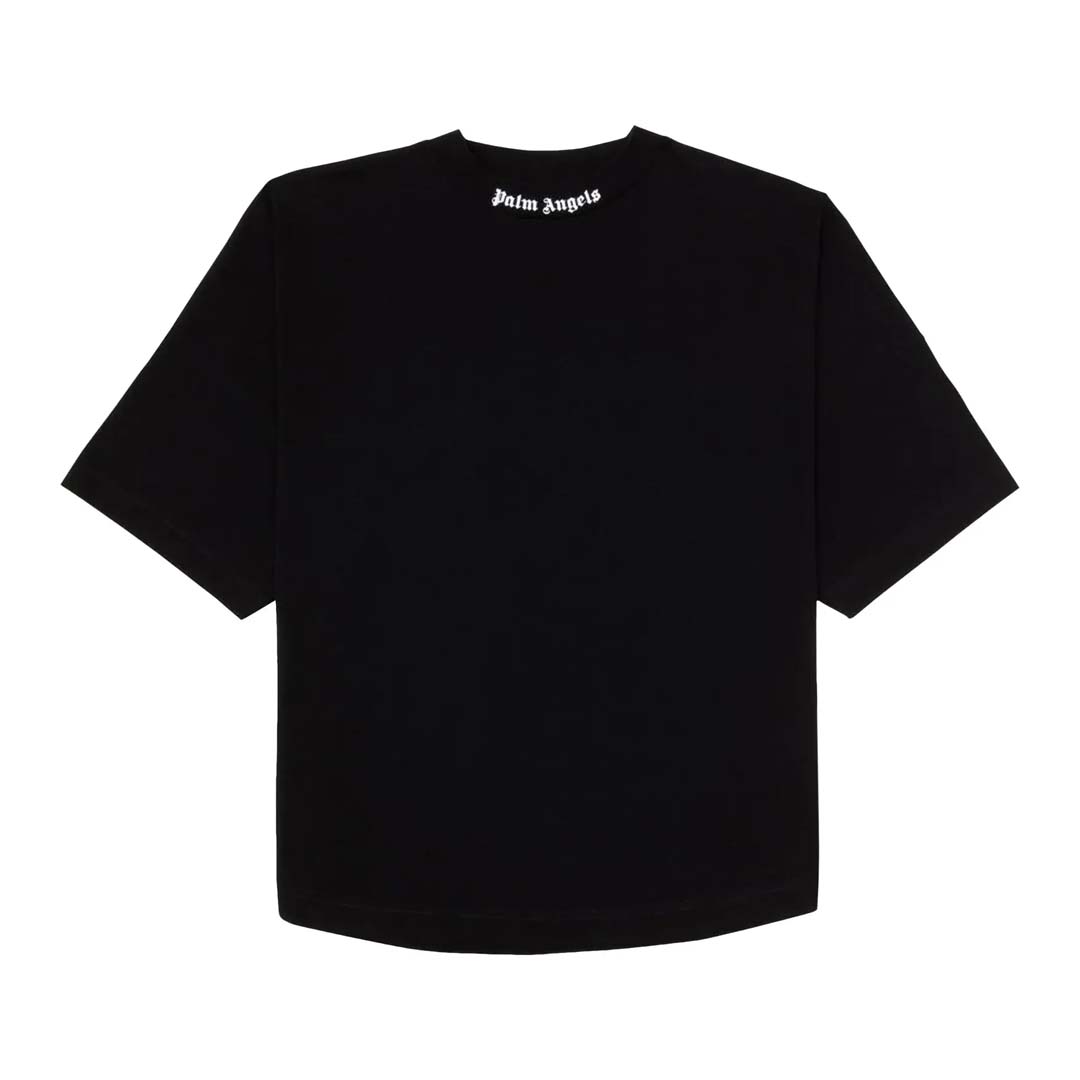 Palm Angels Classic Logo Over Tee Black White