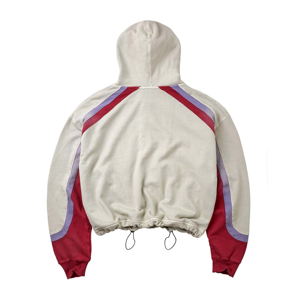 Vale Forever Rocket Zip Up Hoodie Grey Blue Red