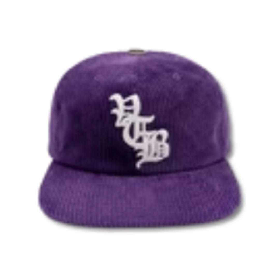Vertabrae Purple Corduroy Snapback Hat