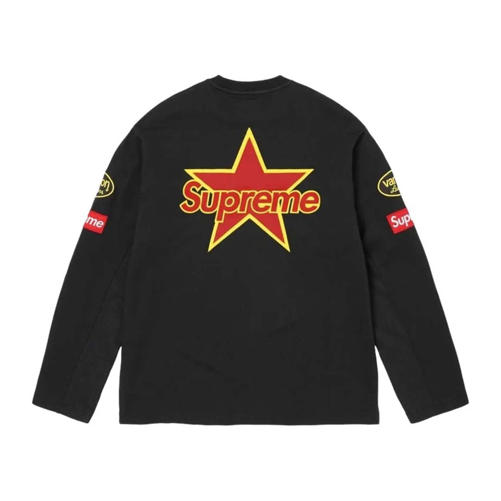 Supreme Vanson Leathers Long Sleeve Tee Black