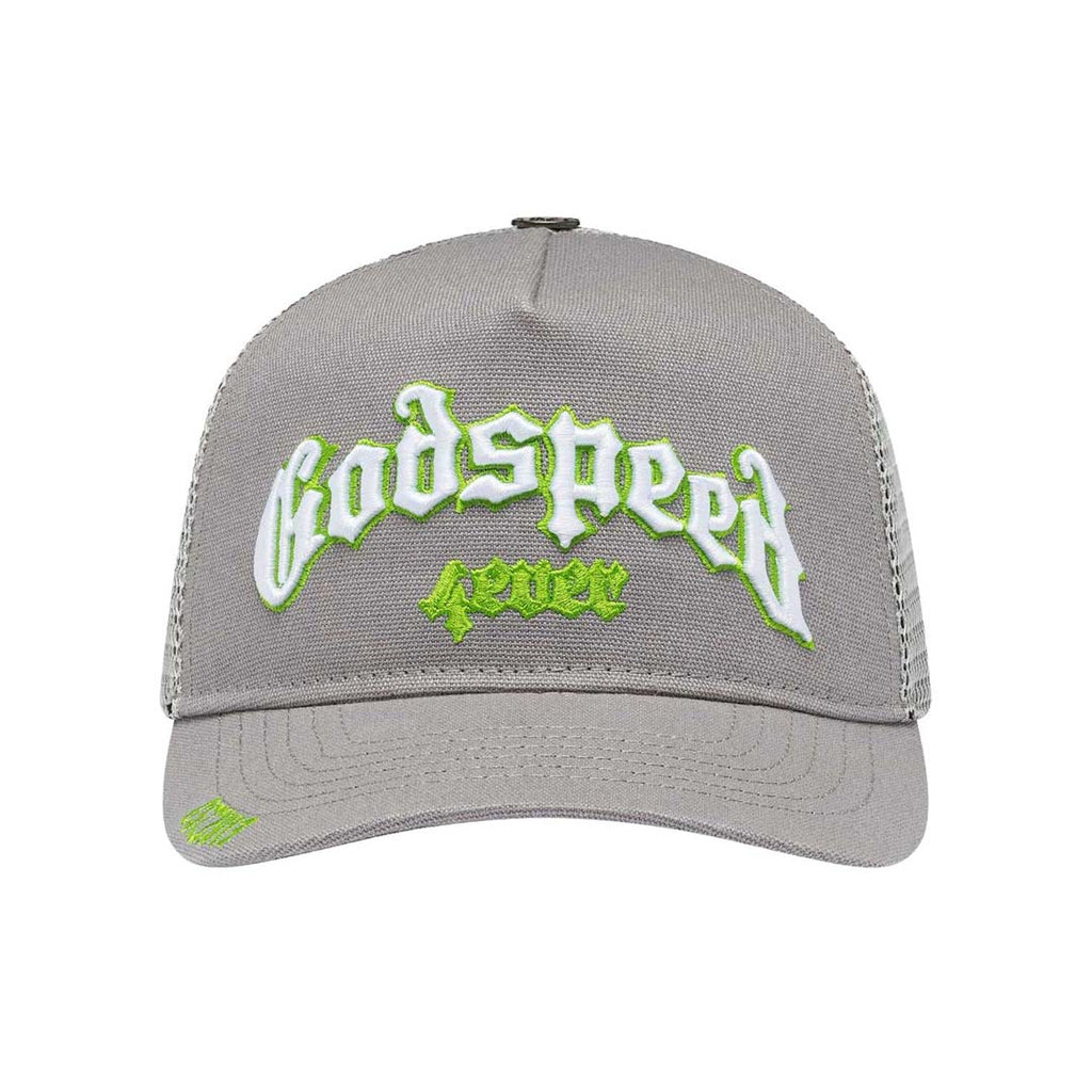 Godspeed Trucker Hat Grey Lime