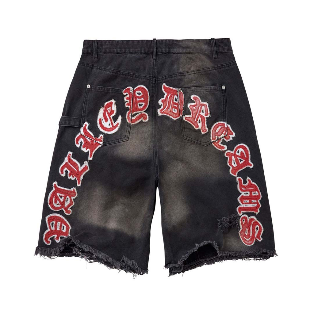 Vale Forever Workshop Jean Shorts Black
