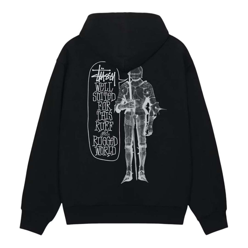 Stussy Well Suited Black Zip Up Hoodie