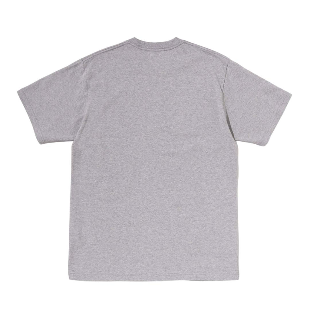 Bape Rhinestone Logo Tee Grey Purple