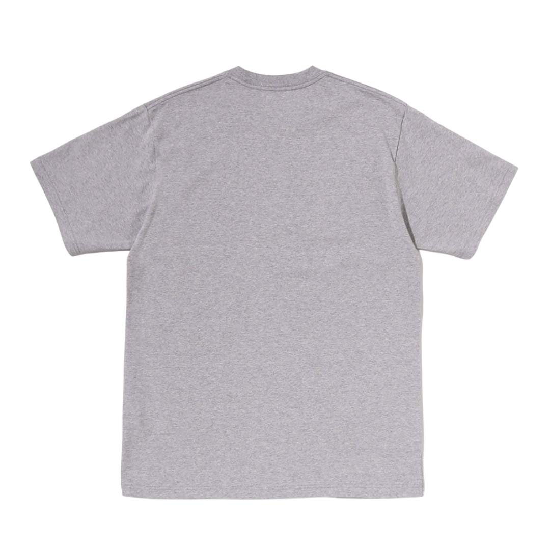 Bape Rhinestone Logo Tee Grey Purple
