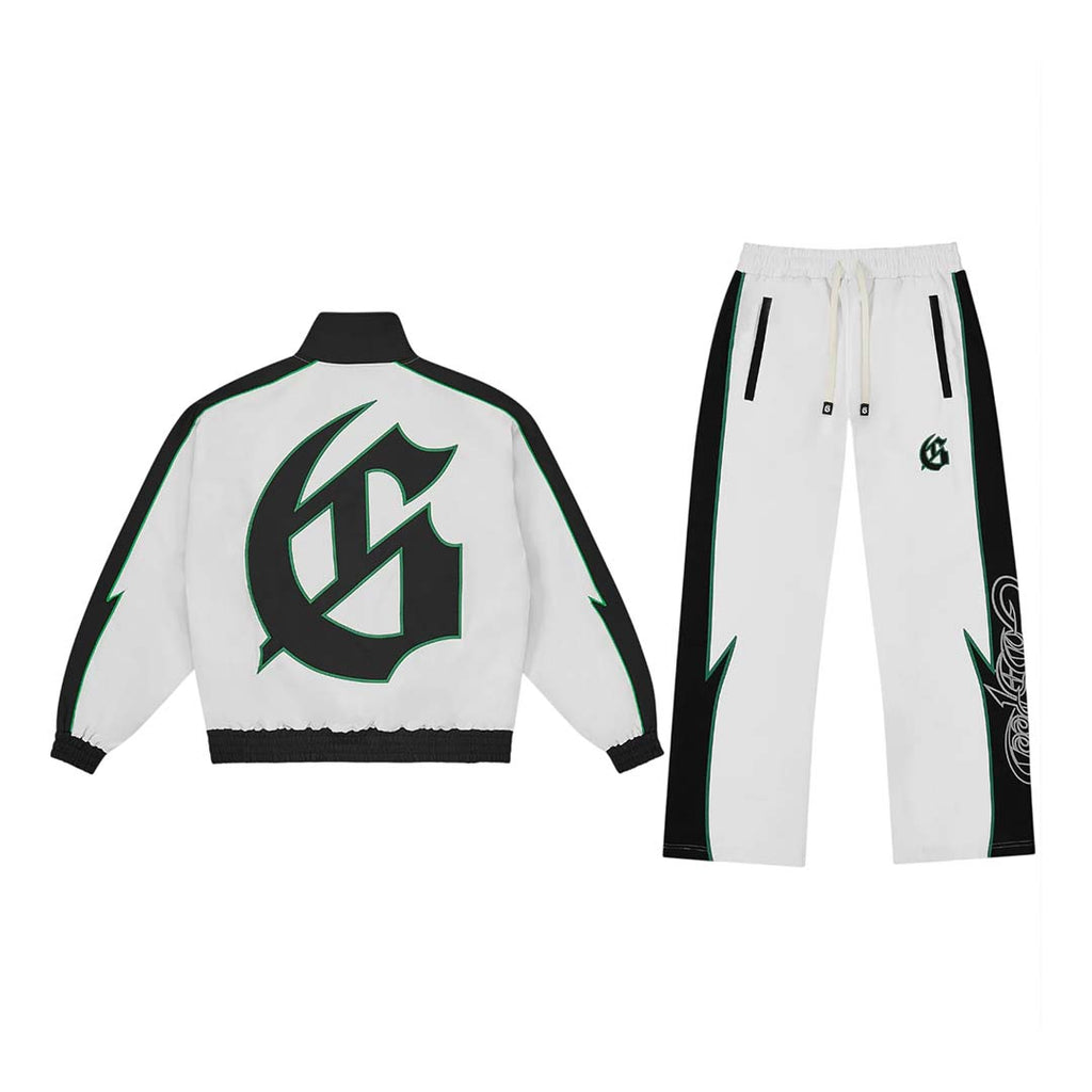 Godspeed GT Tracksuit 3M White Black Green