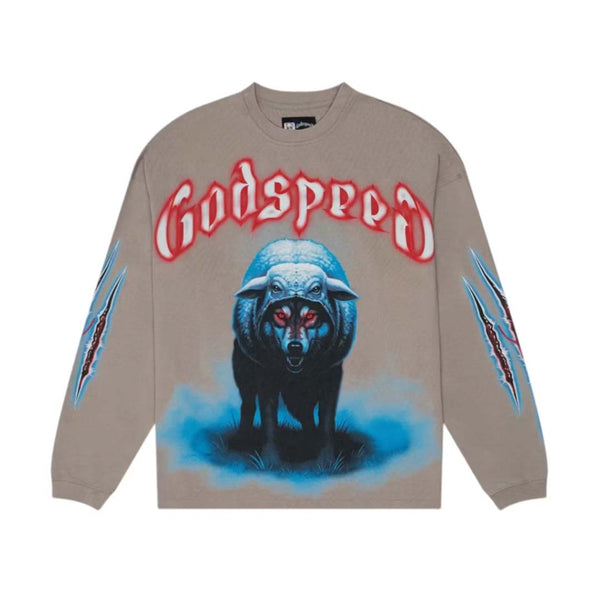 Godspeed WISC Long Sleeve Tee Grey