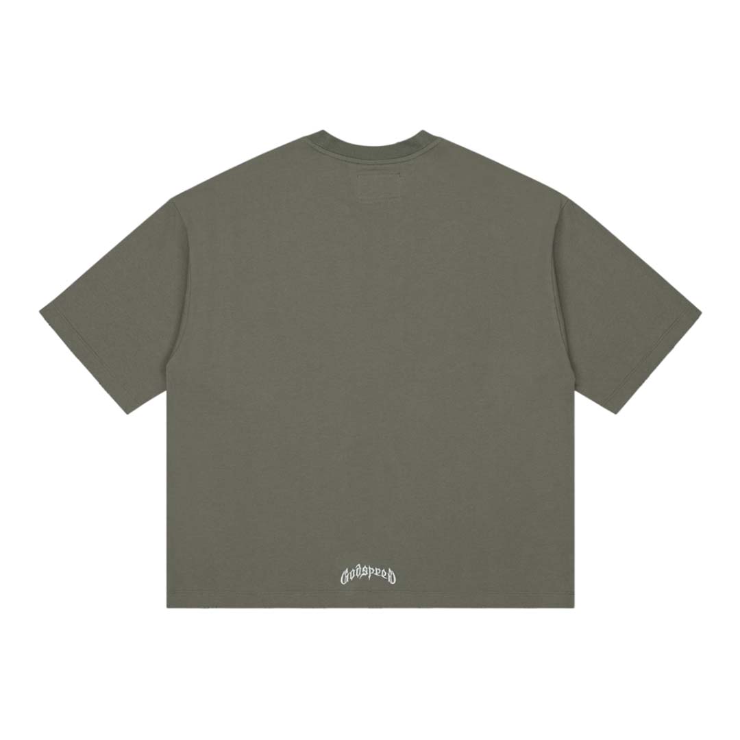 Godspeed Grey G Logo Tee