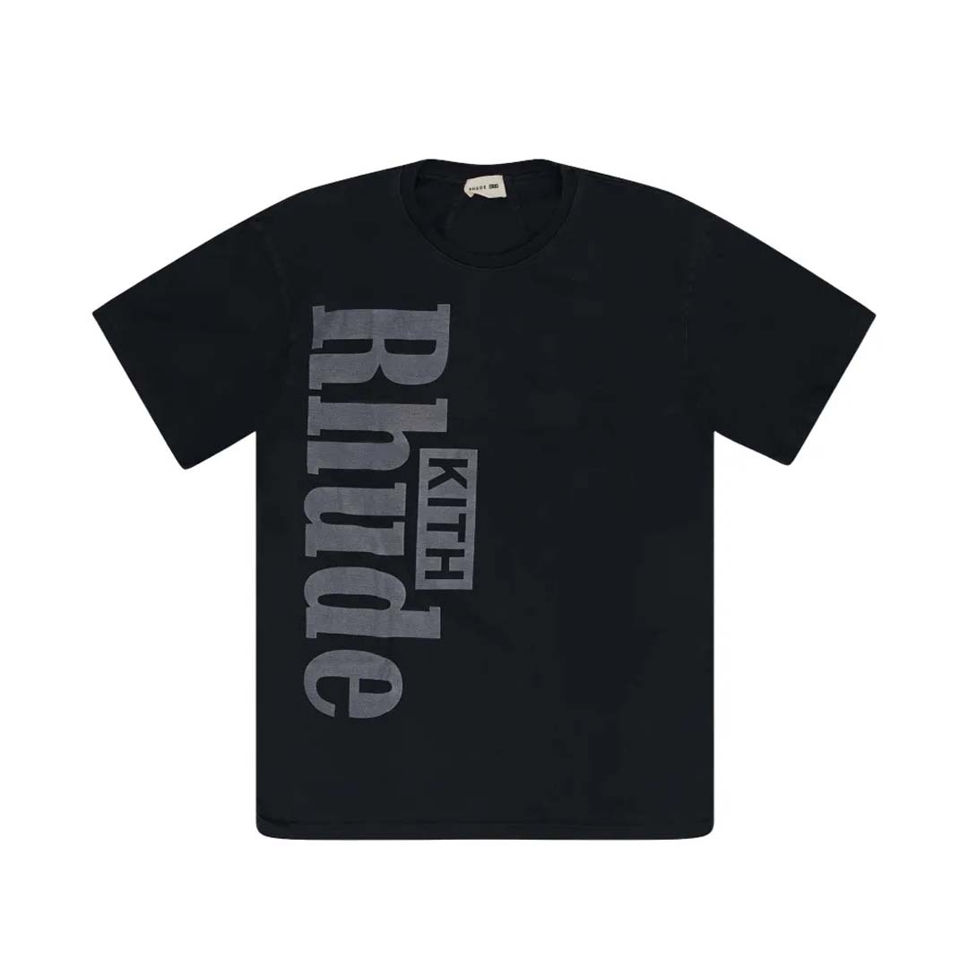 Rhude x Kith Black Tee