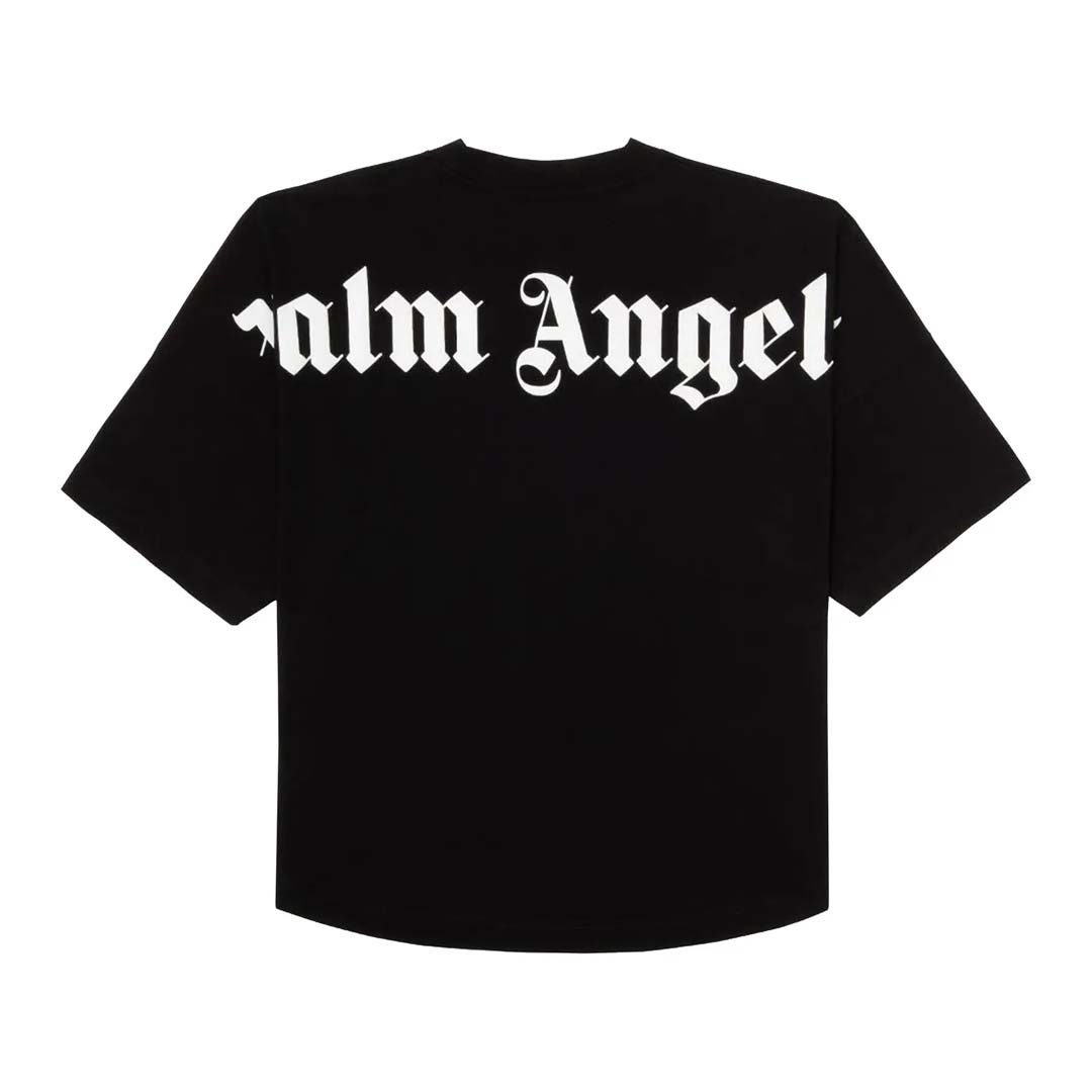 Palm Angels Classic Logo Over Tee Black White