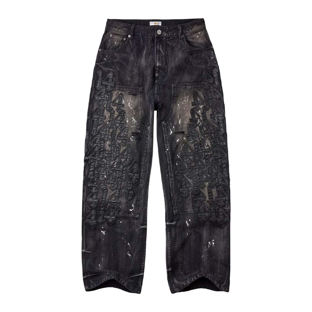 Vale Forever Black Cat Denim Jeans
