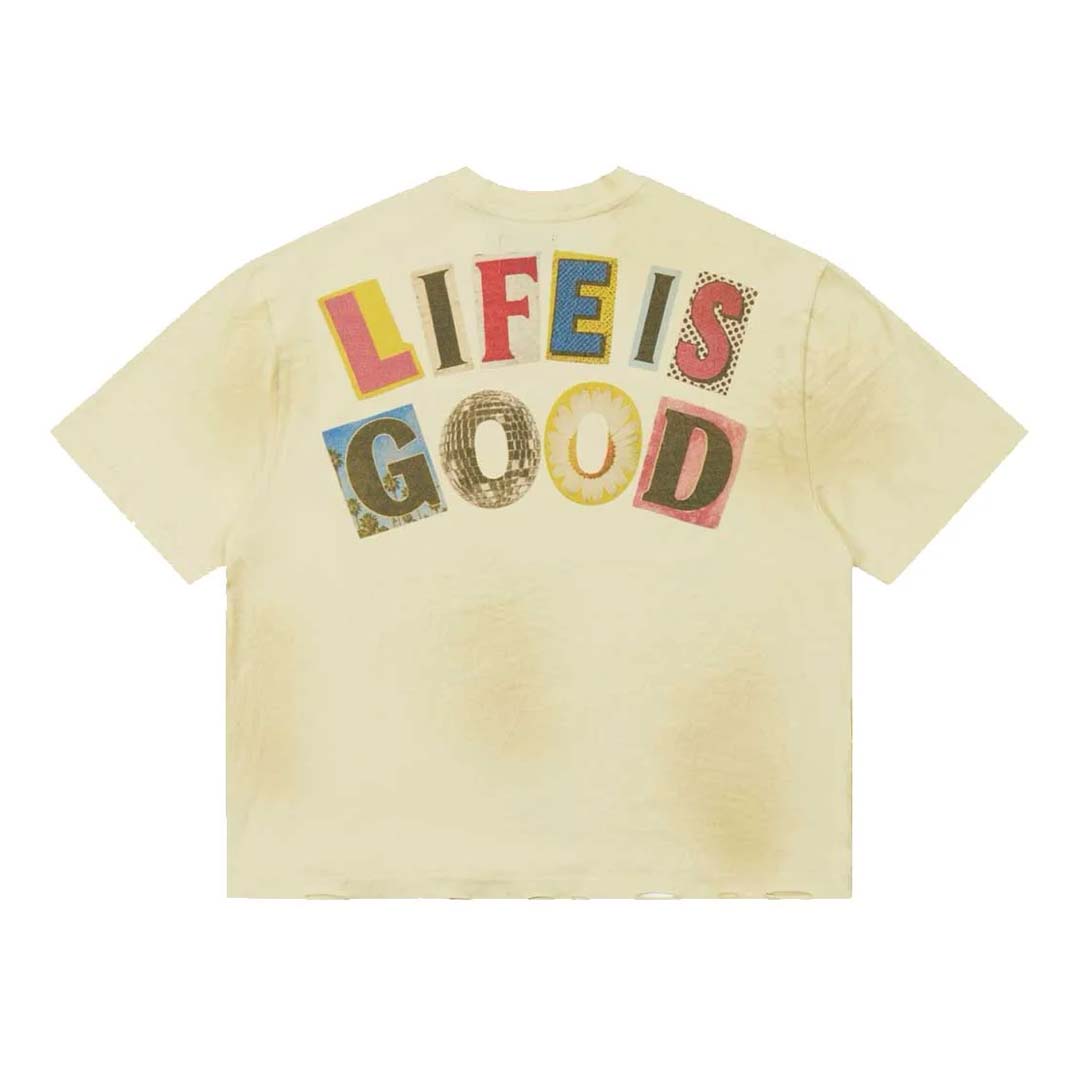 All Human Copy & Paste V2 Cream Wash Tee
