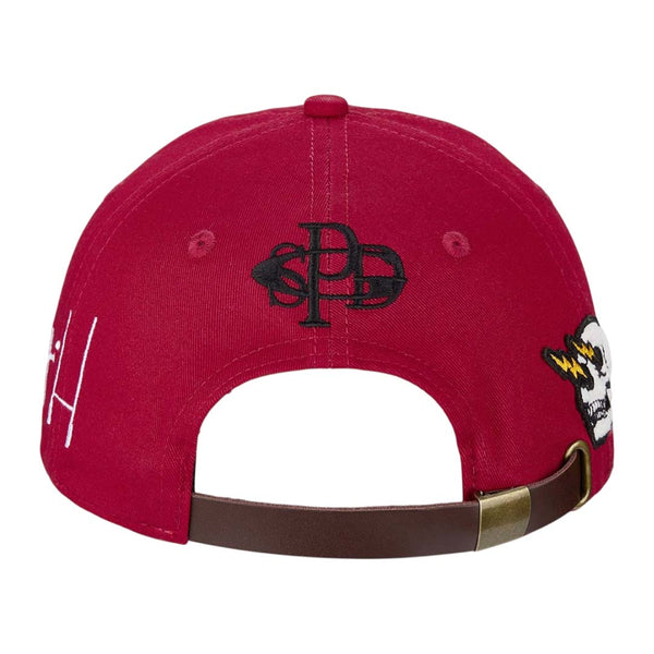 Godspeed Rugby Home Team Dad Hat Red Navy