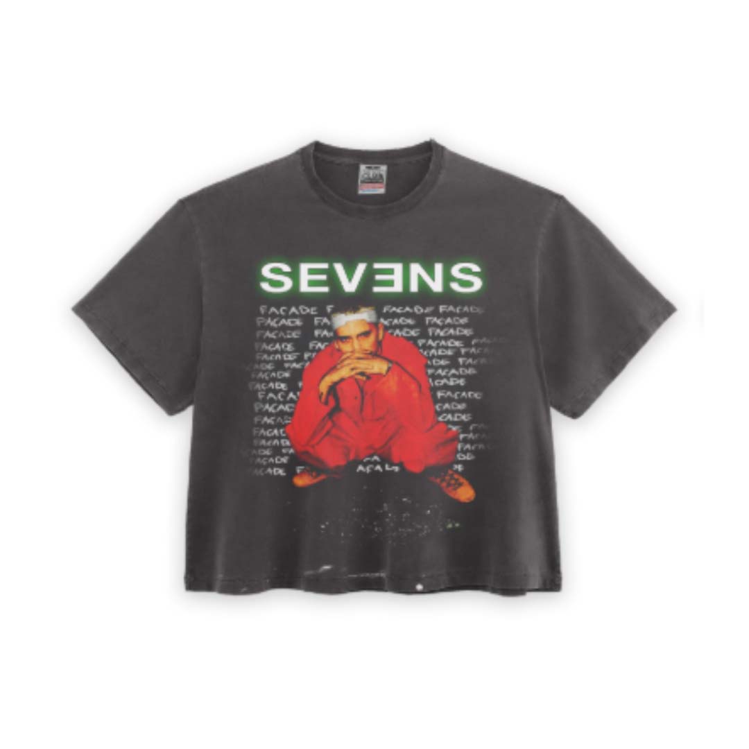 Triple Sevens 2000s Eminem Faded Black Tee