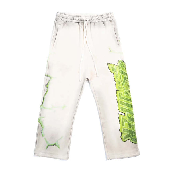 Triple Sevens Sniper Gang Vulture Sweatpants Baggy Cream Green Black