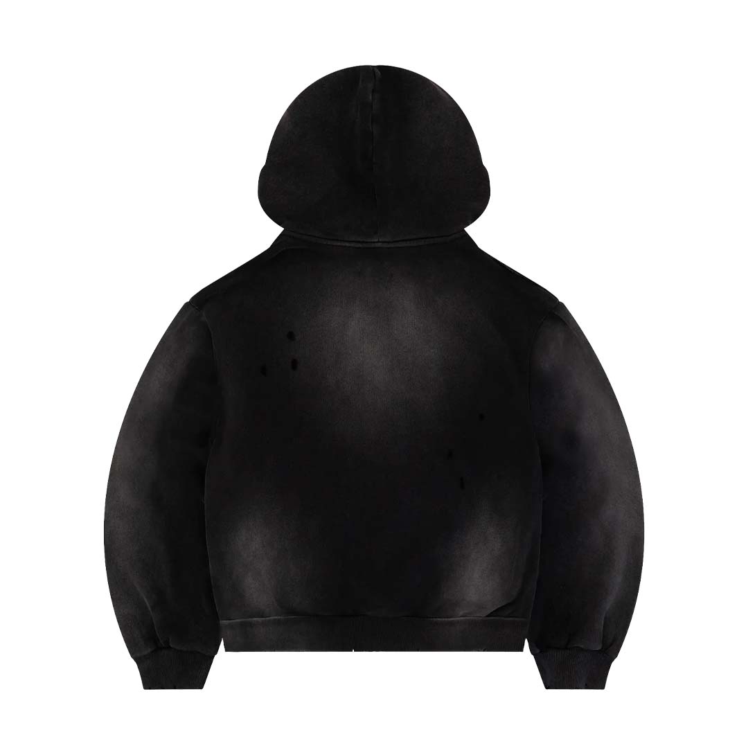 Bravest Studios Balkan Zip Up Hoodie Vintage Black
