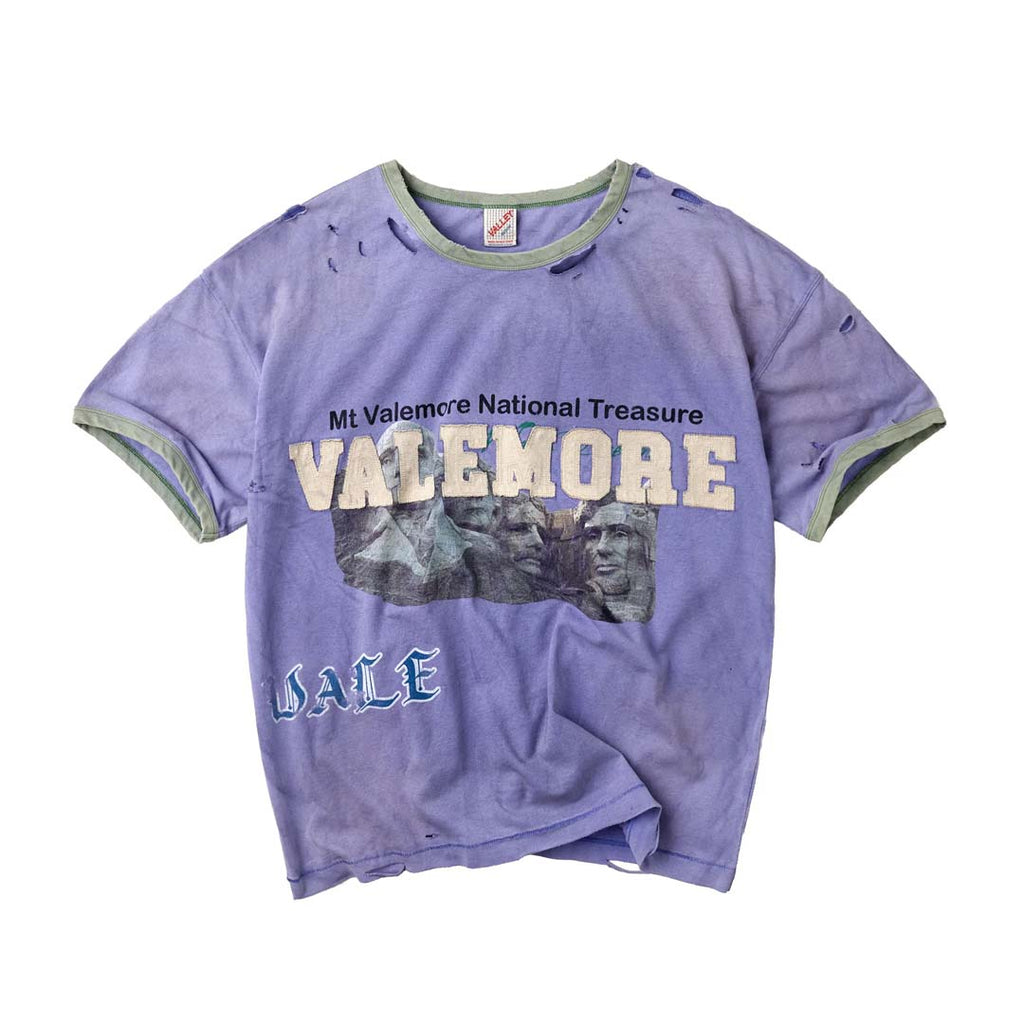 Vale Forever Lake Camp Ringer Tee Purple Green