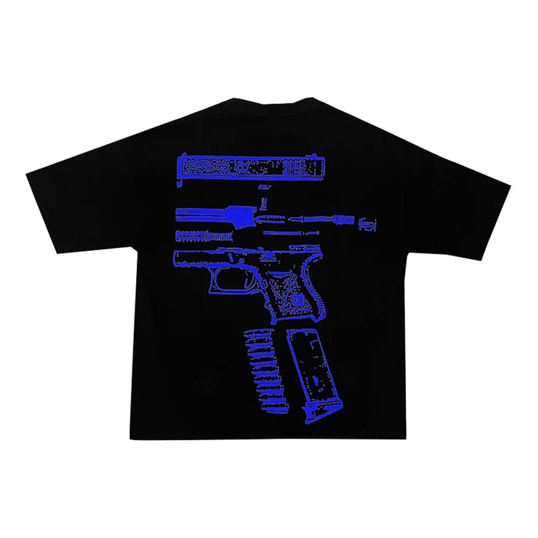 Kixkz In Glock We Trust Tee Black Blue