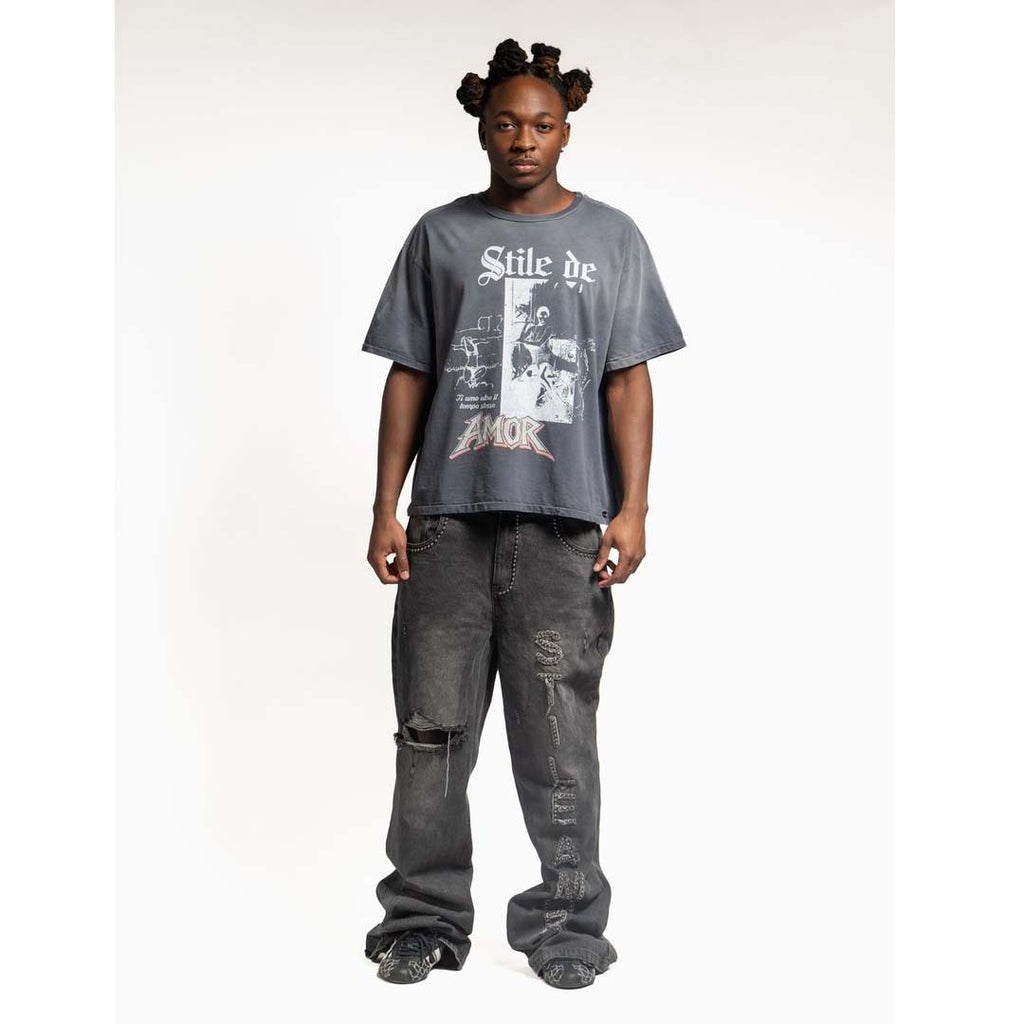 Stile de Amor Stresso Tee Faded Grey