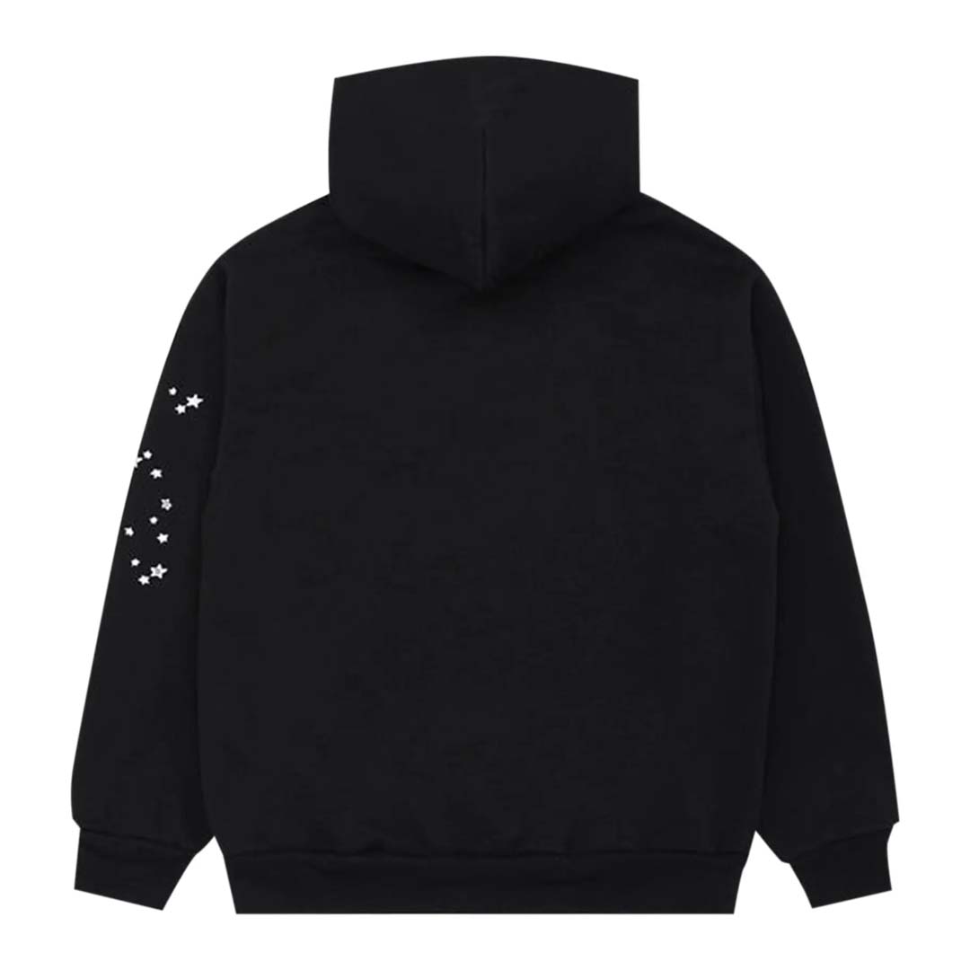 Sp5der Black OG Web Hoodie