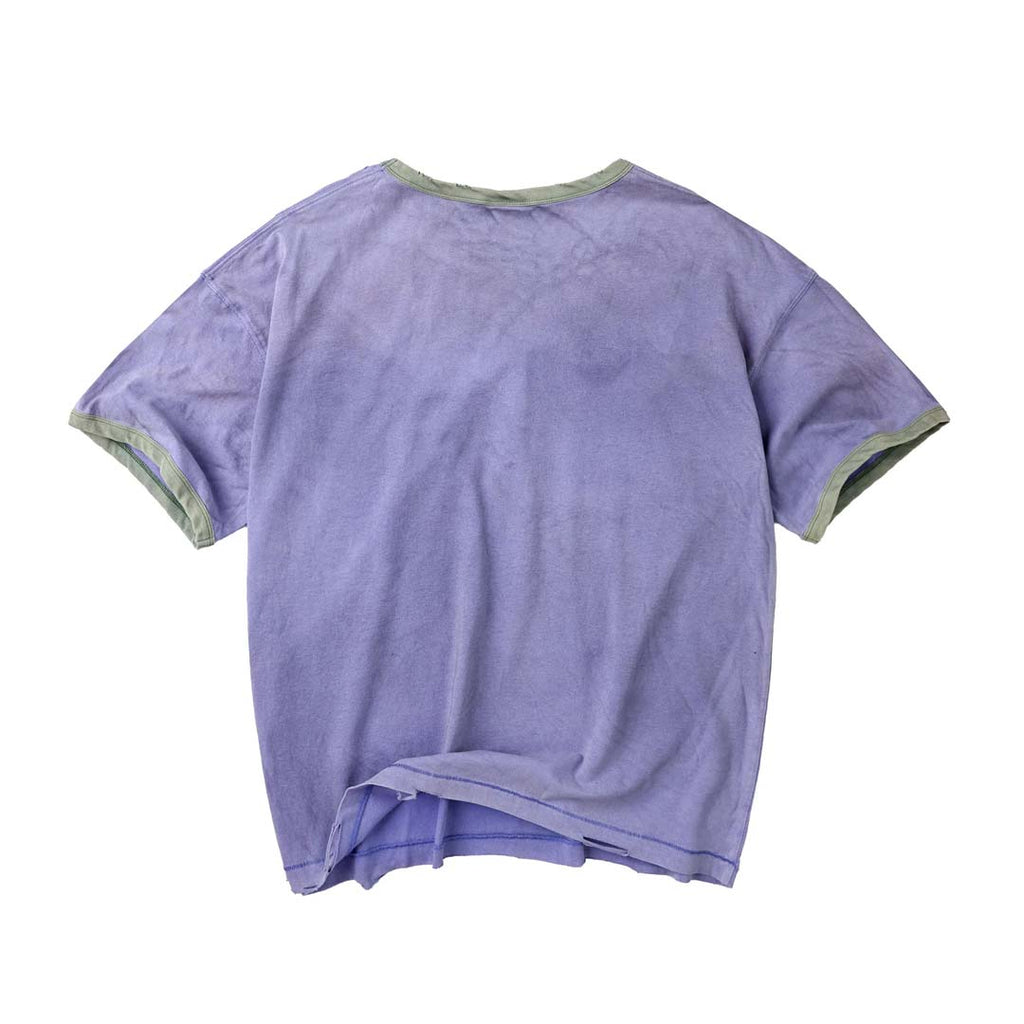 Vale Forever Lake Camp Ringer Tee Purple Green
