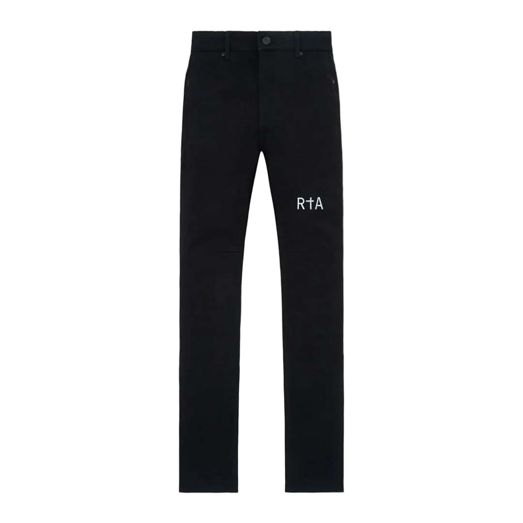 RTA Bryant Jeans Black White Cross