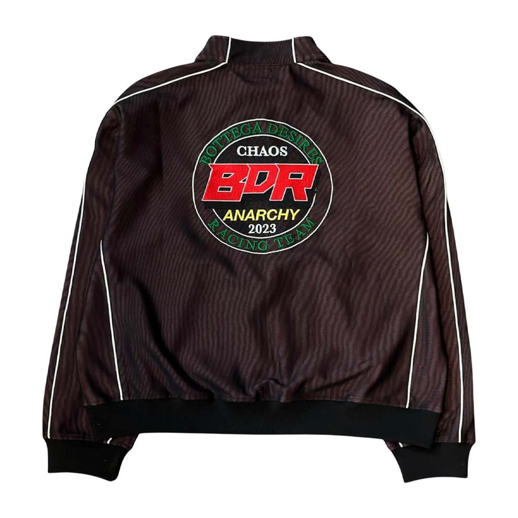 Bottega Desires Race Tracksuit Jacket Black