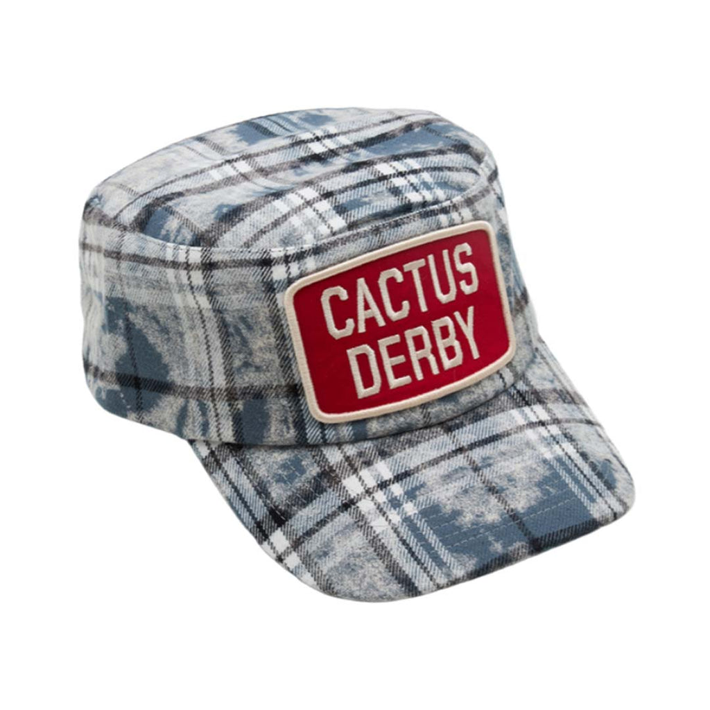 Cactus Flannel Painters Cap Blue Hat
