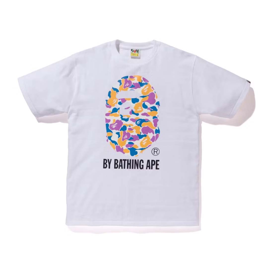 Bape By Bathing Ape White Tee LA Camo