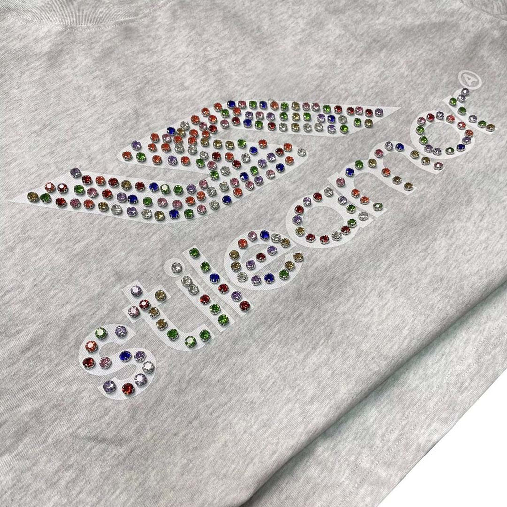 Stile de Amor Corolato Rhinestone Tee Grey