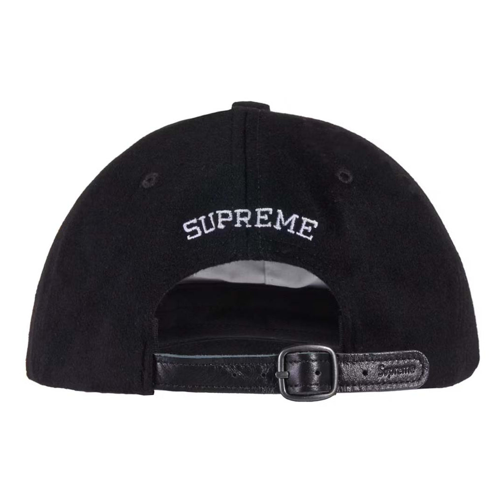 Supreme Wool S Logo 6 Panel Hat Black