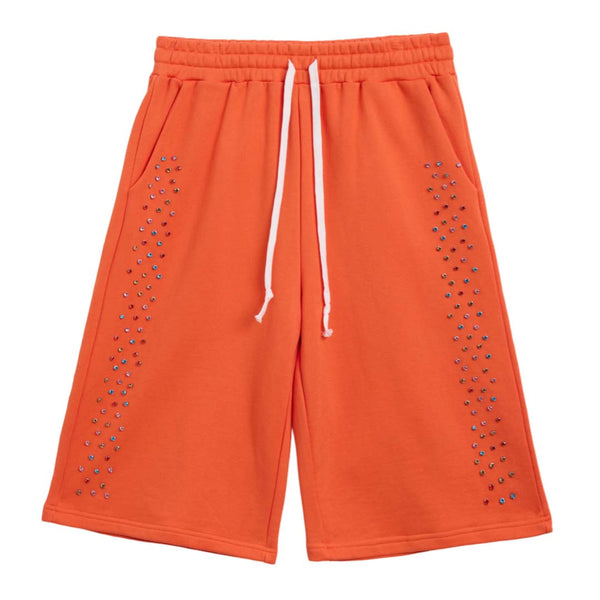 Cactus Valley Crystal Cactus Sweat Shorts Orange