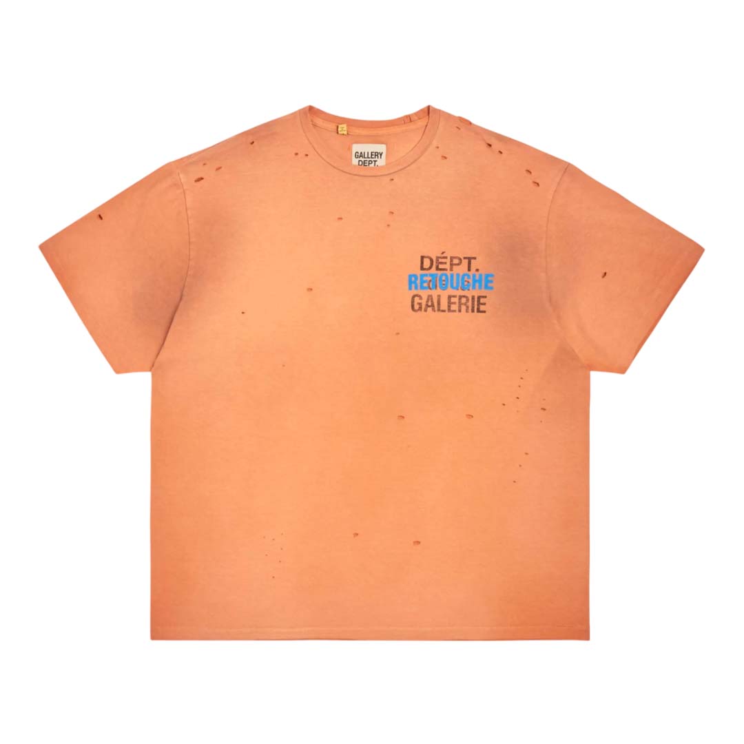 Gallery Dept. Retouche French Distressed Orange Tee