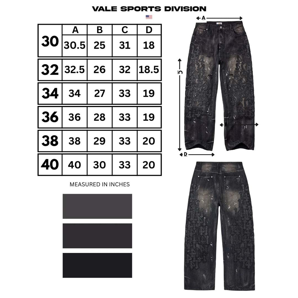 Vale Forever Black Cat Denim Jeans
