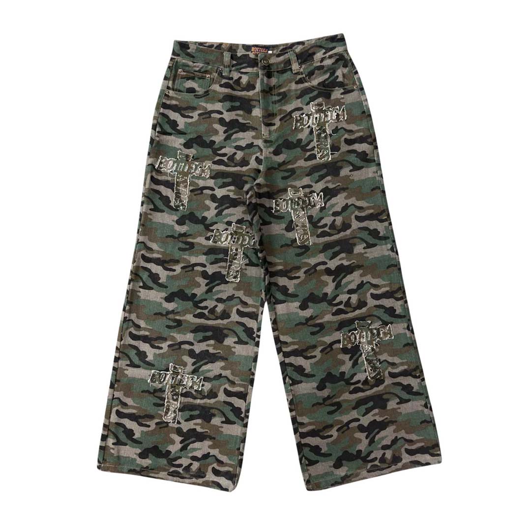 Bottega Desires Holy Grail Denim Jeans Camo