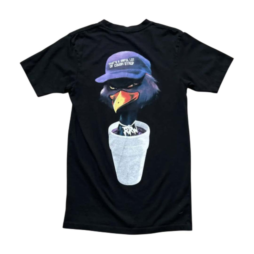 Awful Lot of Cough Syrup Road Runnin Tee Black