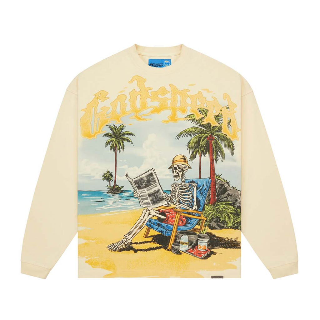 Godspeed Skeleton Beach II NG Long Sleeve Tee Bone