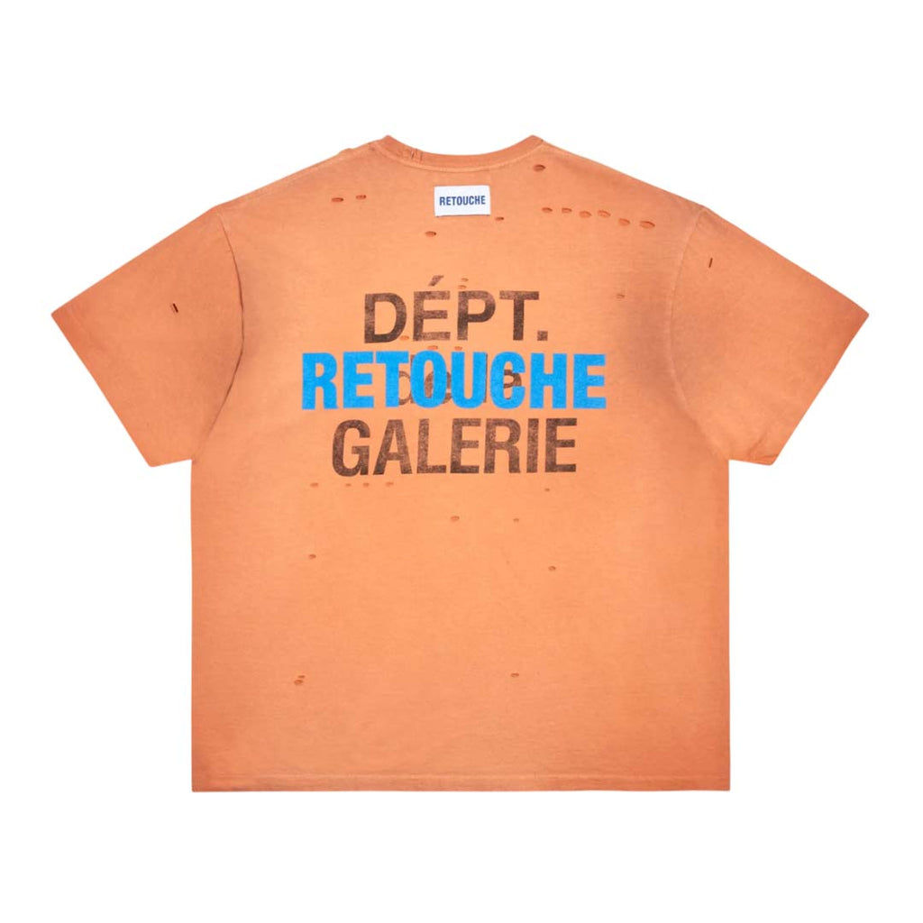 Gallery Dept. Retouche French Distressed Orange Tee