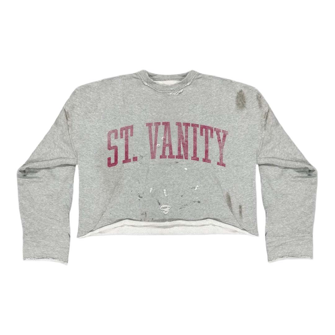 Saint Vanity Sun Devils Crewneck Grey