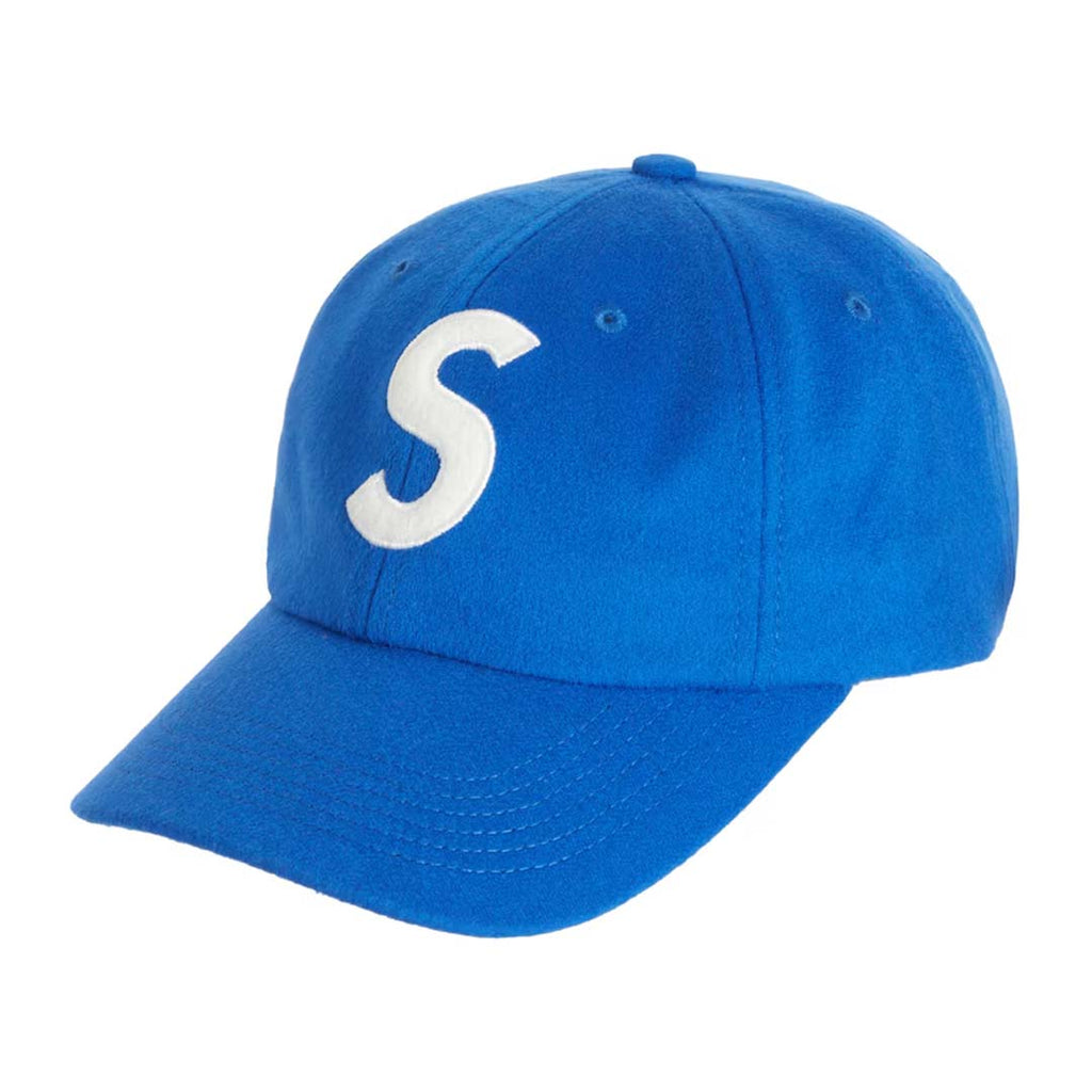 Supreme Wool S Logo 6 Panel Hat Blue