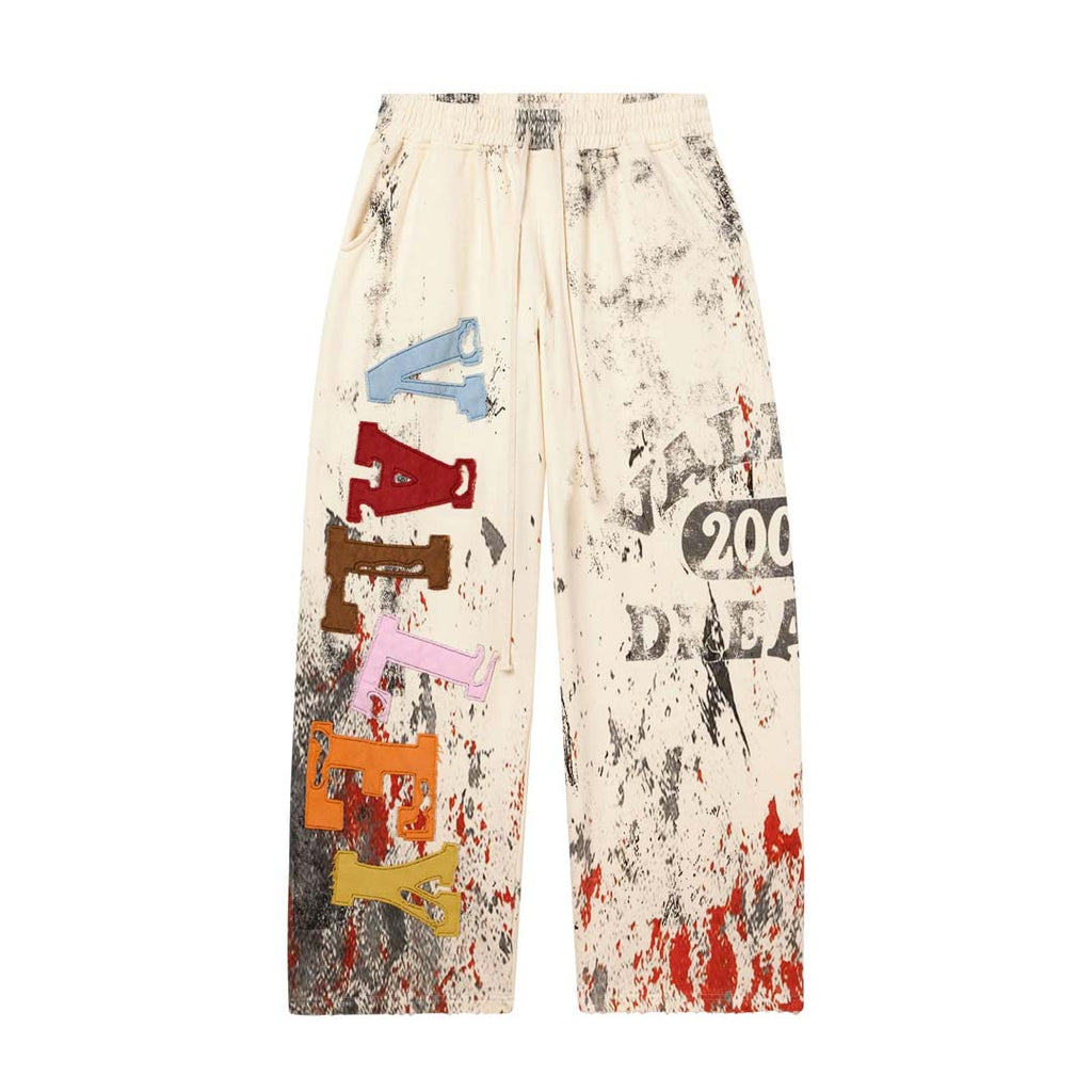 Vale Forever Picasso Sweatpants Cream Multi Color