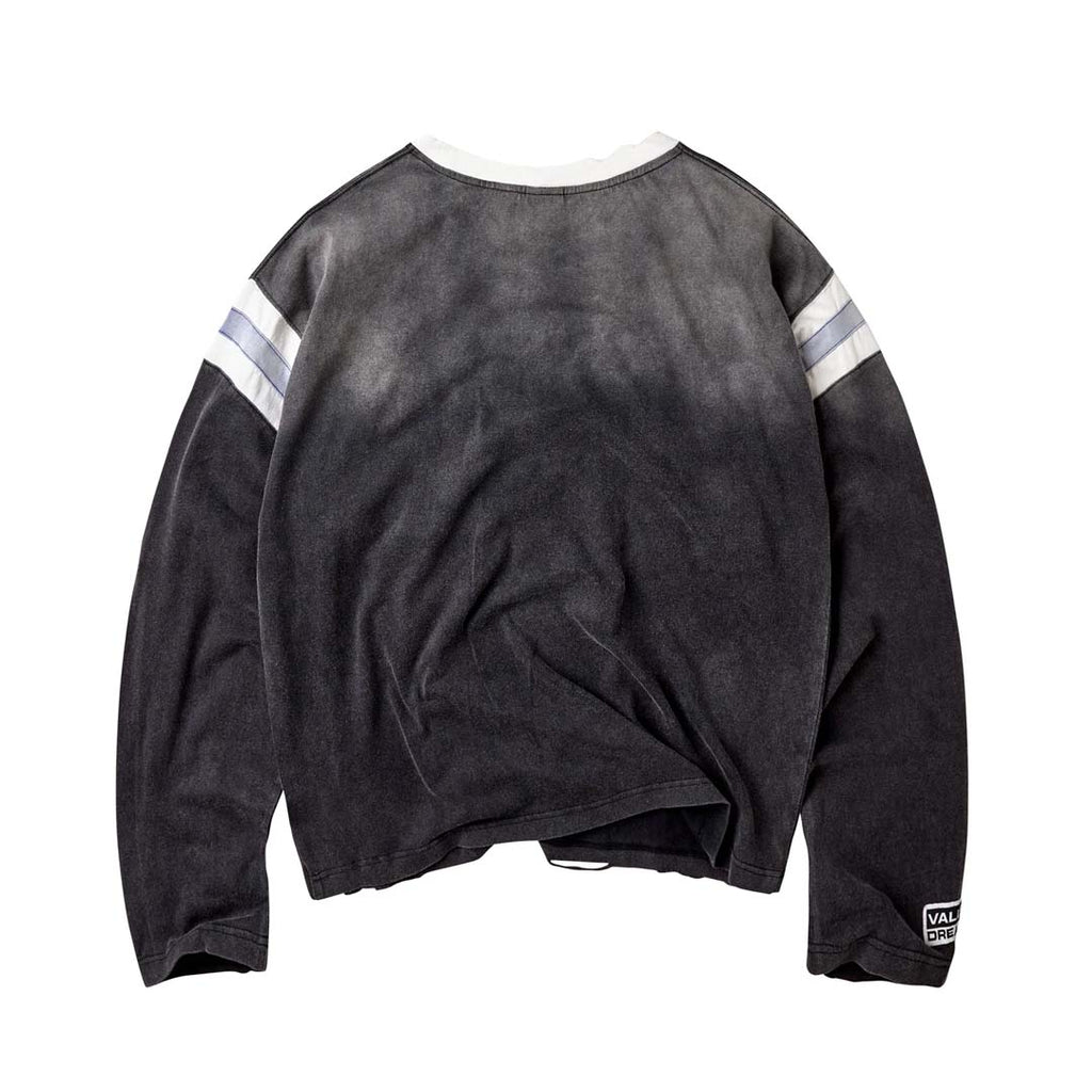 Vale Forever Vintage Jersey Long Sleeve Tee Black White
