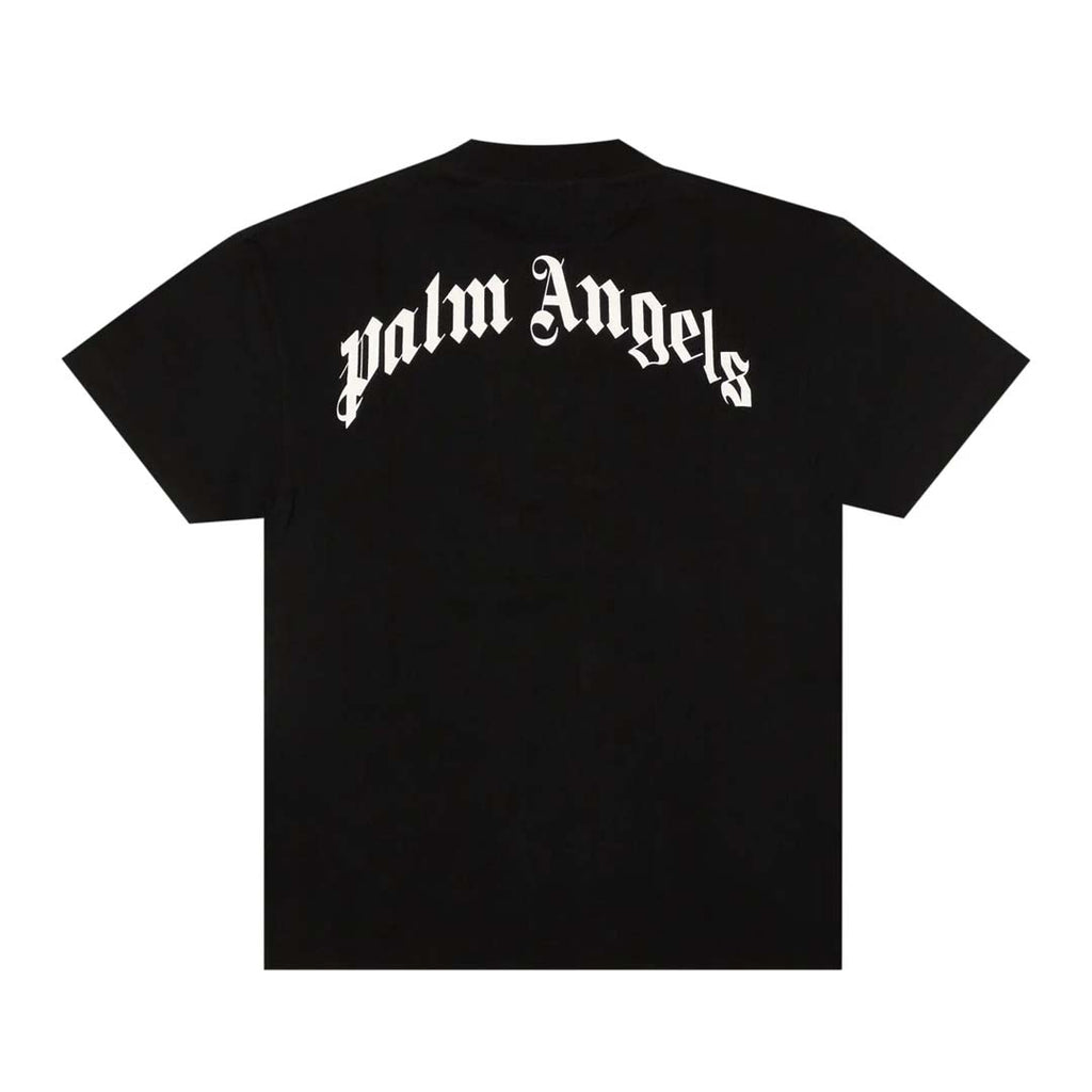 Palm Angels Leopard Banana Tee Black Yellow