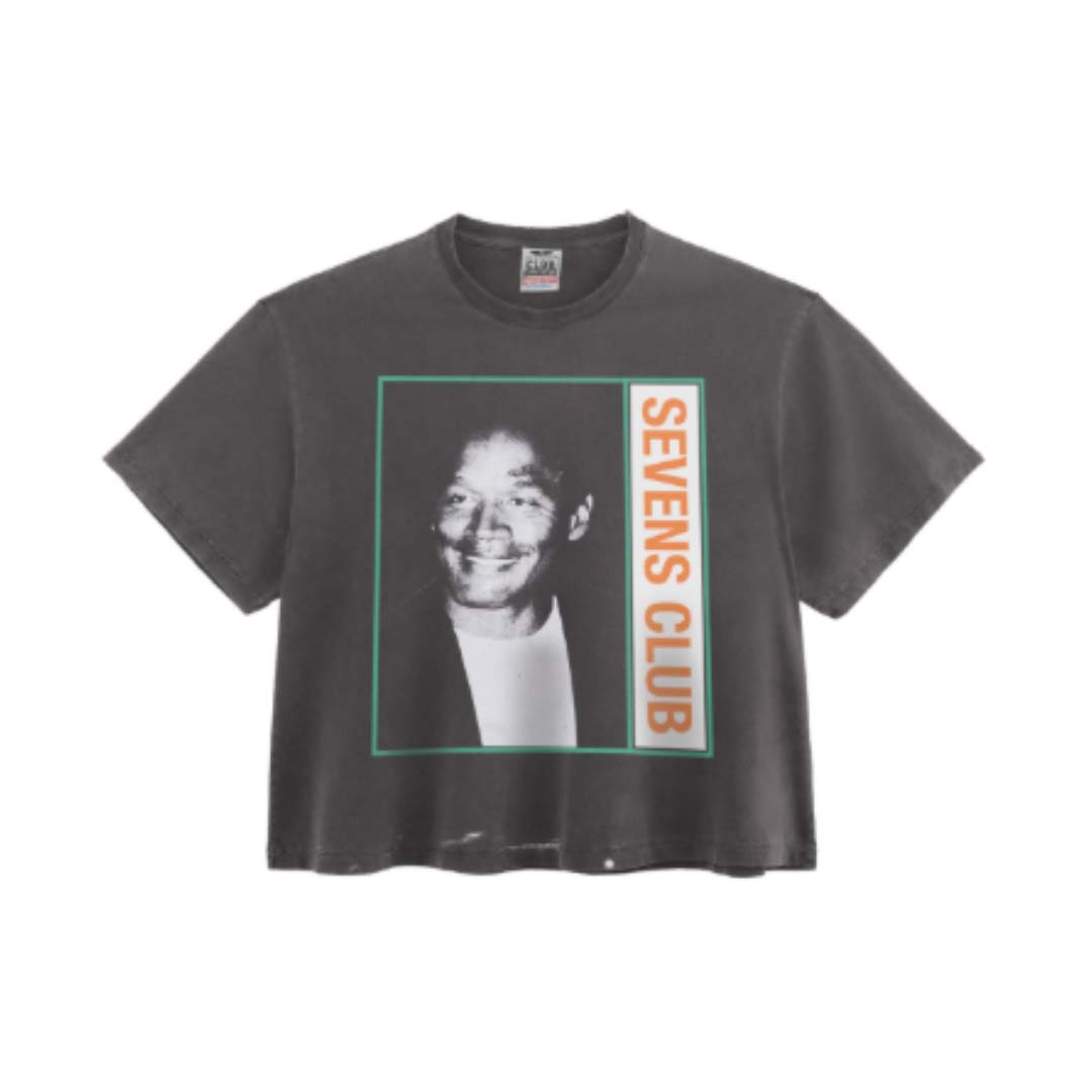 Triple Sevens Free OJ Faded Black Tee