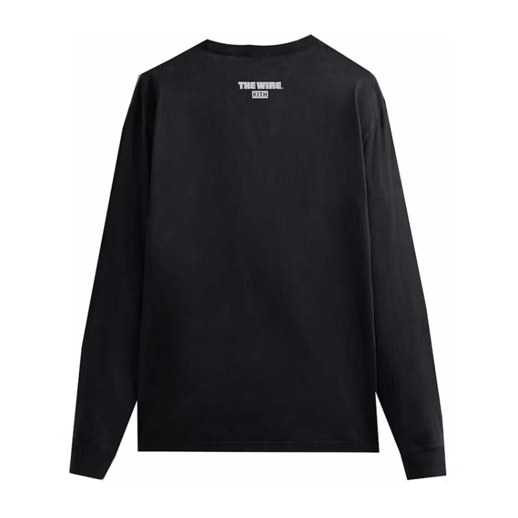 Kith The Wire My Name Is My Name Vintage Long Sleeve Tee Black