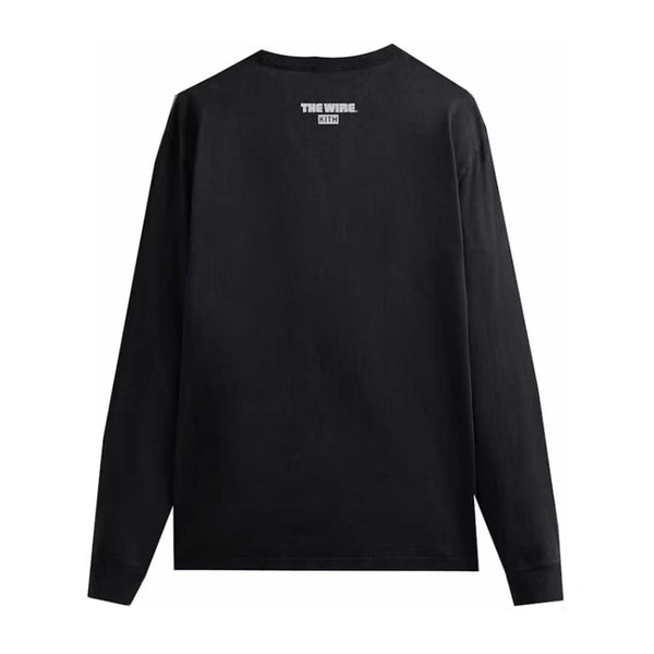 Kith The Wire My Name Is My Name Vintage Long Sleeve Tee Black